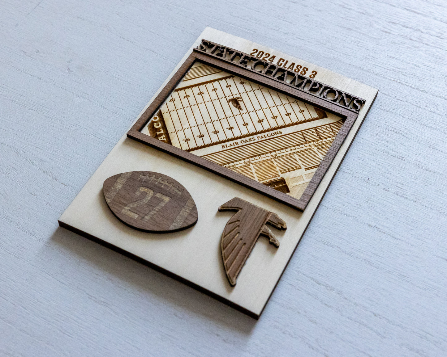 Themed Sport Stadium Plaque