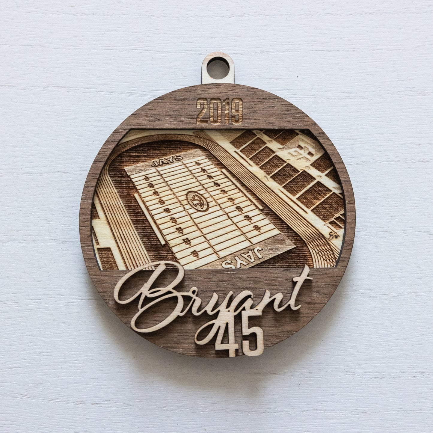 Jeff City Jays Football Stadium Ornament