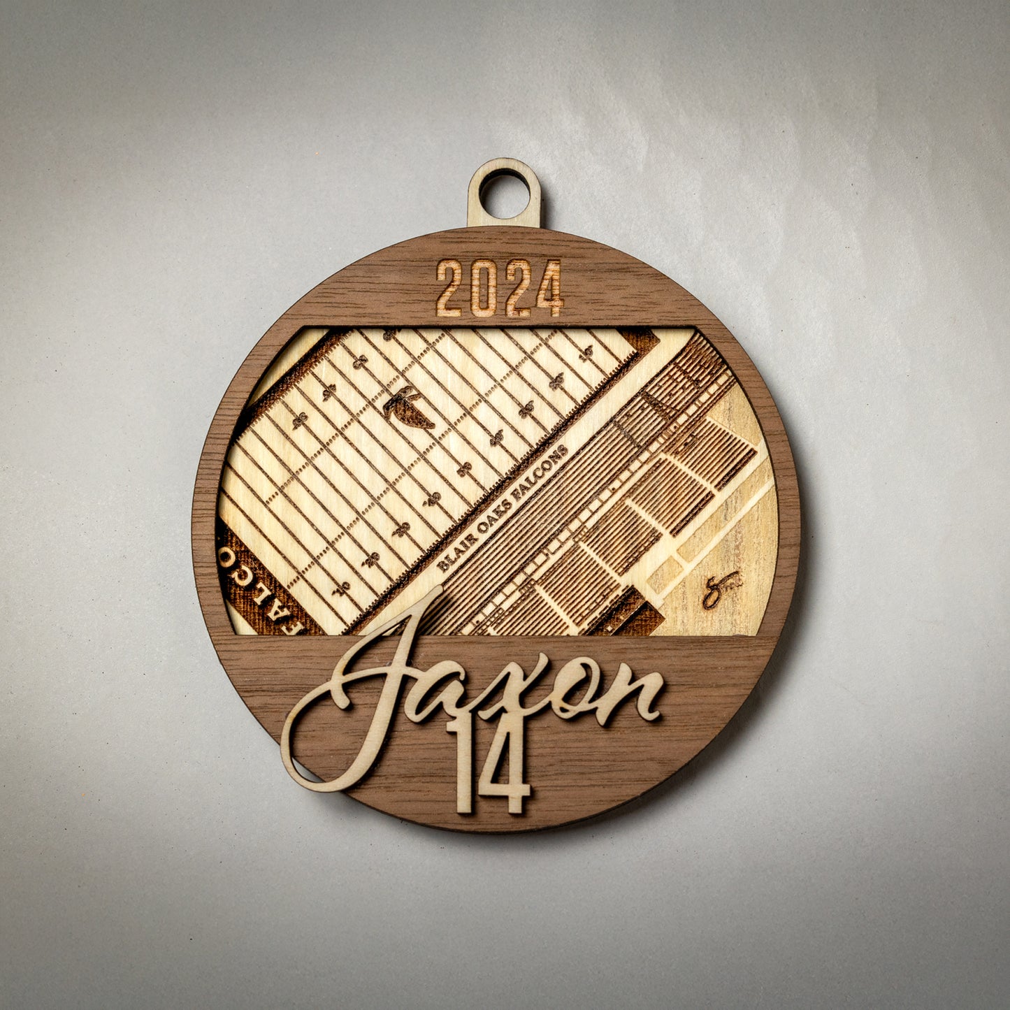 Blair Oaks Football Stadium Ornament