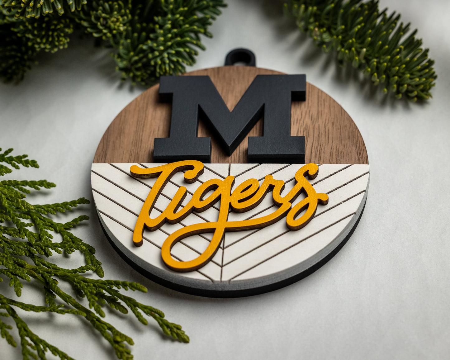 MU Tigers Christmas Ornament