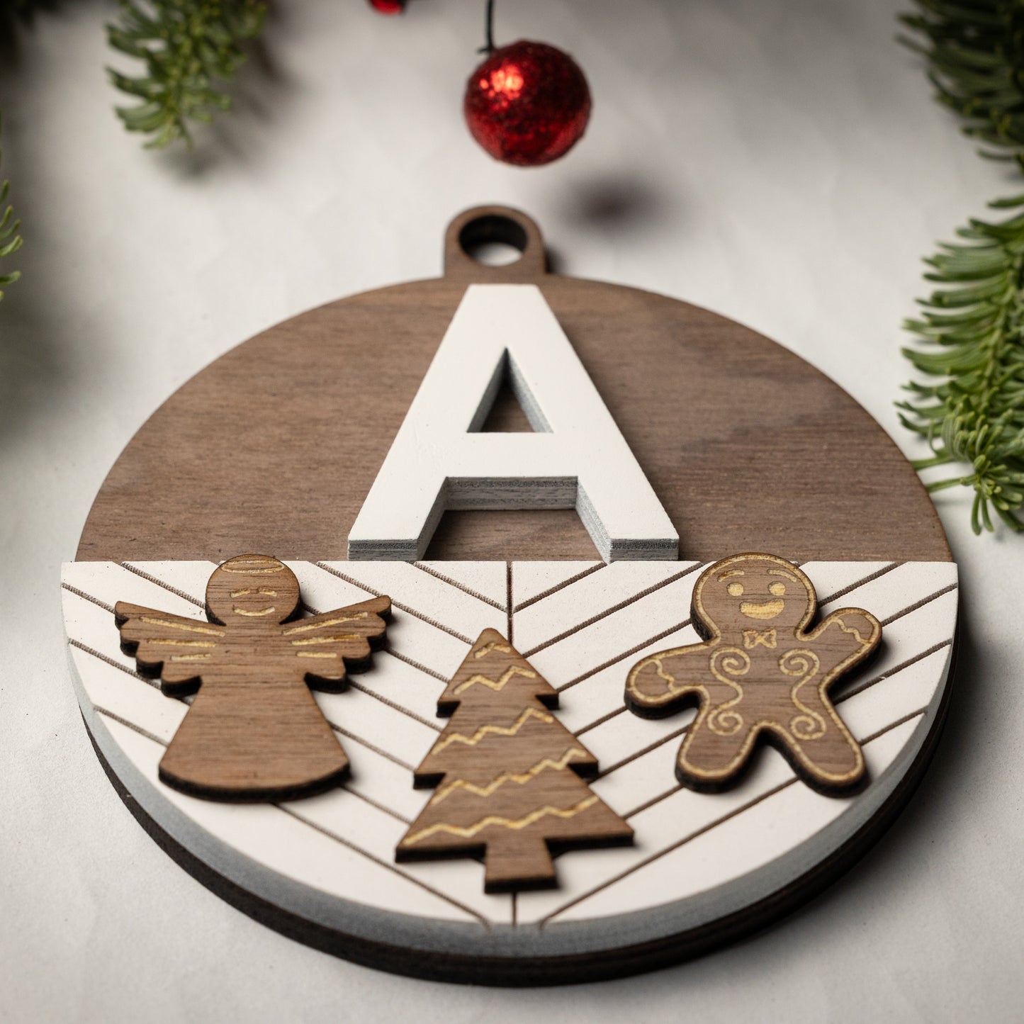 Shiplap Alphabet Ornament