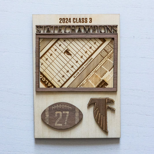 Themed Sport Stadium Plaque