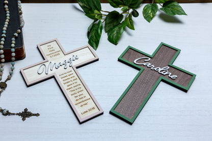 Personalized Baptism, First Holy Communion, Reconciliation or Confirmation Cross
