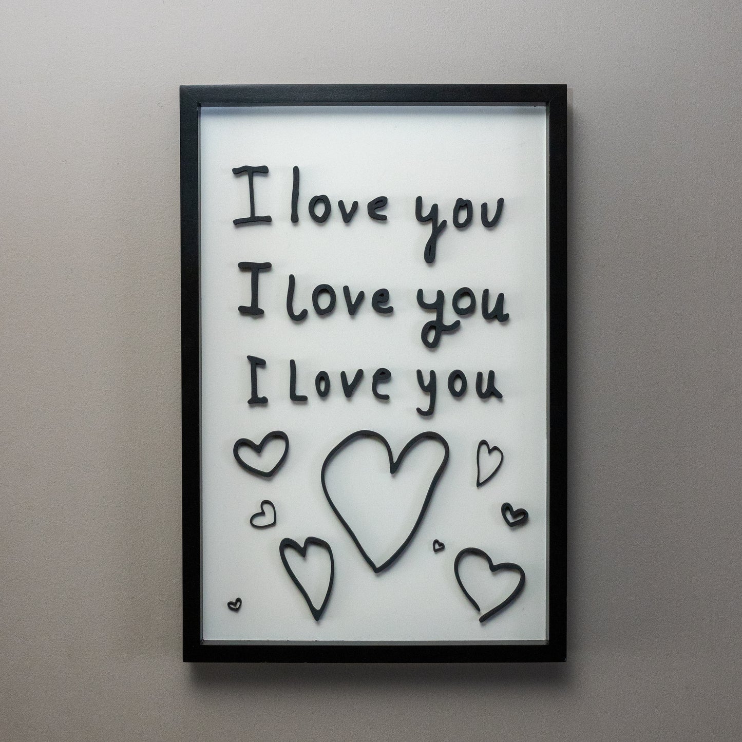 I Love You Wall Hanging