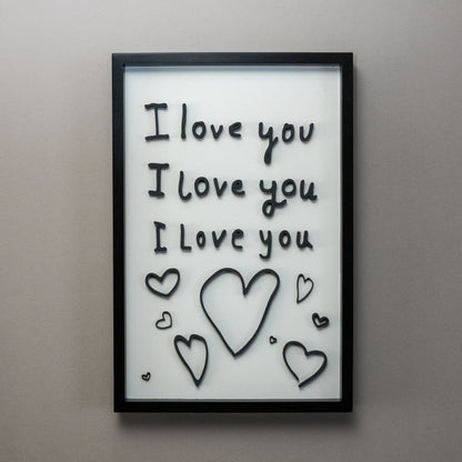 I Love You Wall Hanging