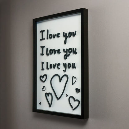 I Love You Wall Hanging