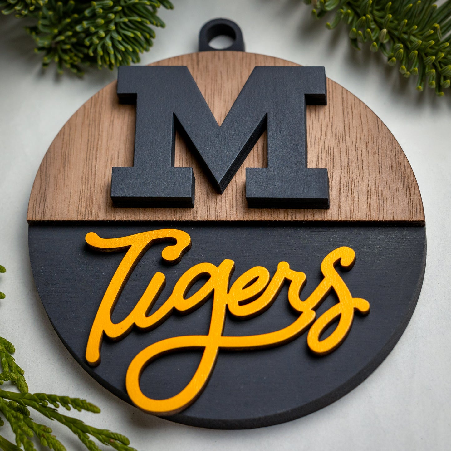 MU Tigers Christmas Ornament